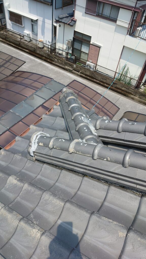 瓦自体には問題がありませんでした。