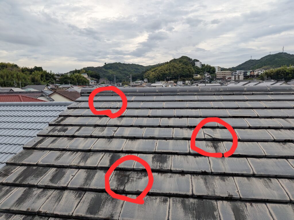 高知市で天井が抜けそうなほどの雨漏り！